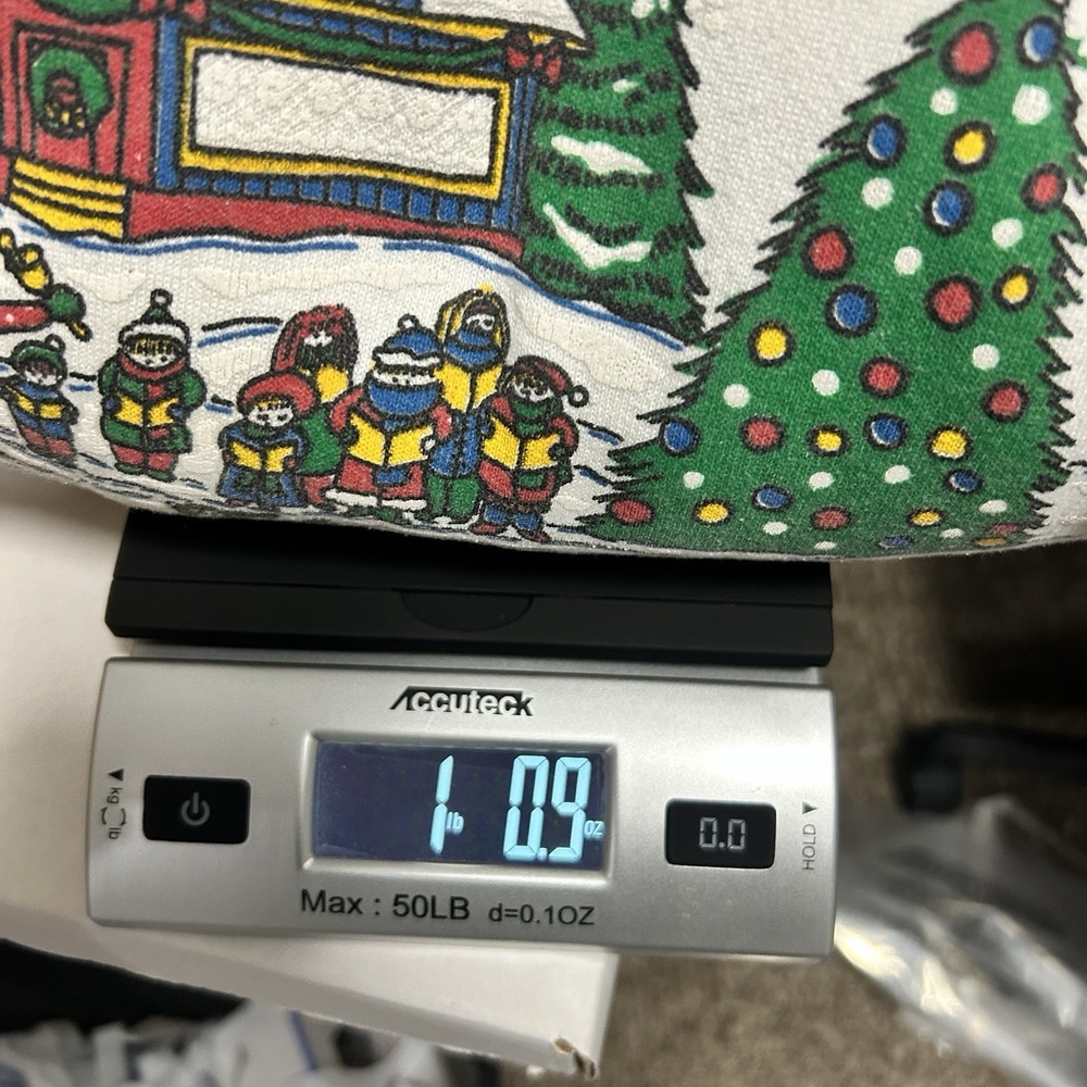 Vintage Fruit Of The Loom Christmas Graphic Crewneck Sweatshirt Adult XL 90s - Picture 8 of 8